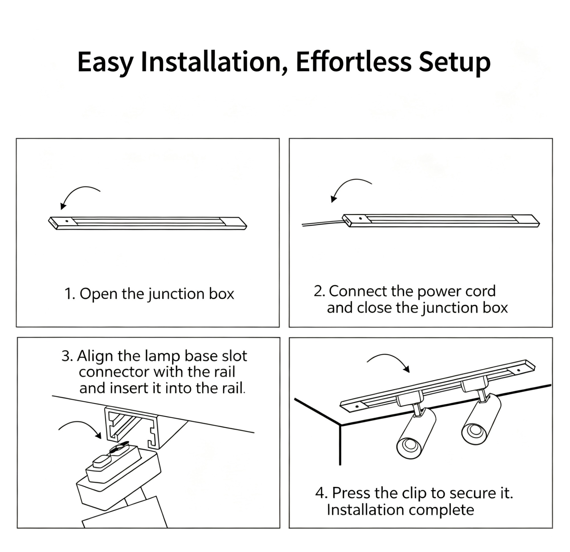 LED Track Light Slide Track Spotlight Guide Light Spotlight COB Spotlight