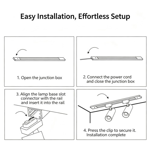 LED Track Light Slide Track Spotlight Guide Light Spotlight COB Spotlight