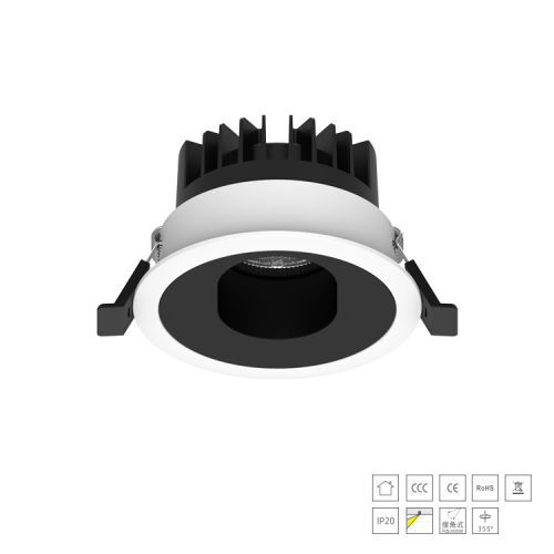 Huiheng Lighting H-LA077RS – Deep Recessed Adjustable Downlight for Retail, Hospitality &amp; Architectural Lighting