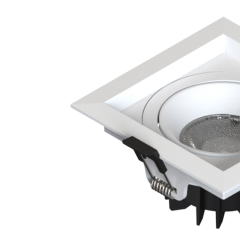 HuiHeng Square Adjustable LED Recessed Downlights for Retail, Hotel & Commercial Lighting