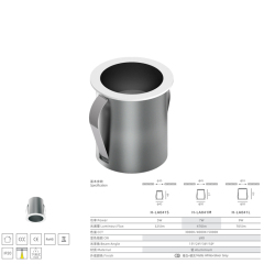 Huiheng Lighting Recessed LED Downlight – High-Efficiency Aluminum Spotlight with Multiple Beam Angles