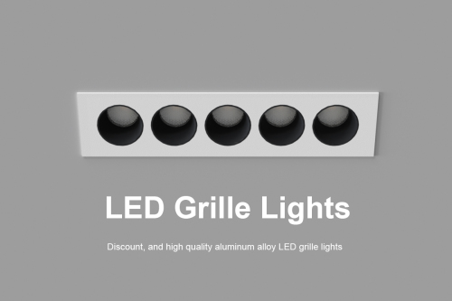 LED Recessed Multi Head Grille Light 8W 16W Adjustable CCT Aluminium Downlight
