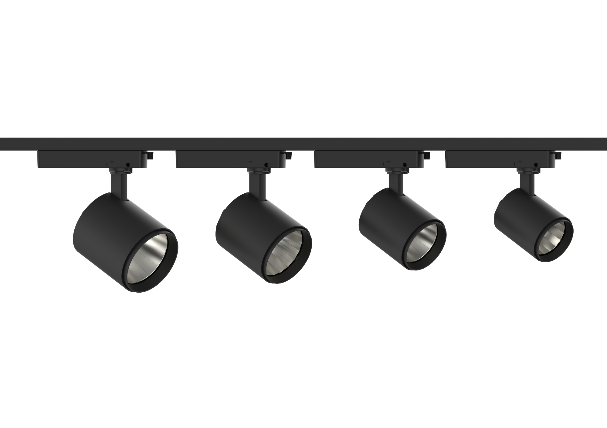 Commercial LED Track Light Spotlight | High Efficacy 140lm/W, CRI≥90, 4-Wire Integrated Driver Box (10W-45W)