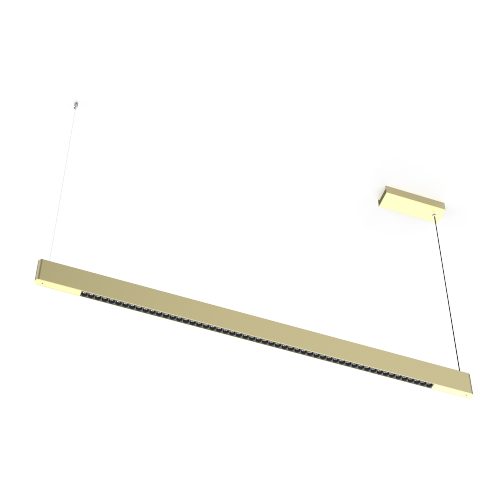 Modern Dual-Emission LED Linear Chandelier – 36W Grille & Omni Style Suspended Fixture for Commercial Office