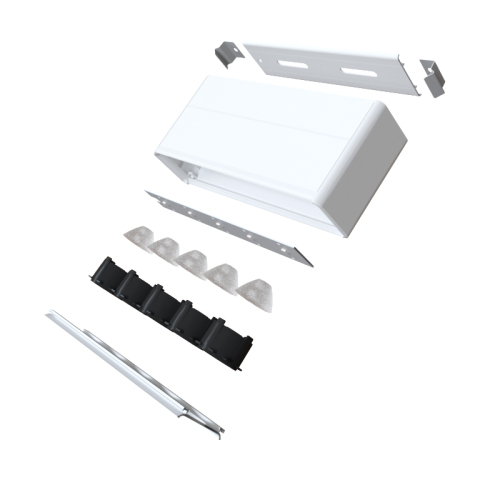 LED Recessed Multi Head Grille Light 10W 20W Aluminium 2700K-6500K