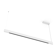 Modern Dual-Emission LED Linear Chandelier – 36W Grille & Omni Style Suspended Fixture for Commercial Office