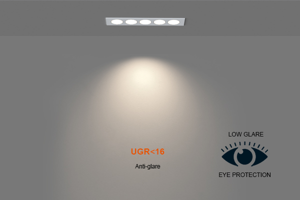 LED Recessed Multi Head Grille Light 8W 16W Adjustable CCT Aluminium Downlight
