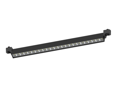 H-LD076 Adjustable Anti-Glare Linear Track Light 150lm/W | CRI≥90 Commercial Grille Spotlight