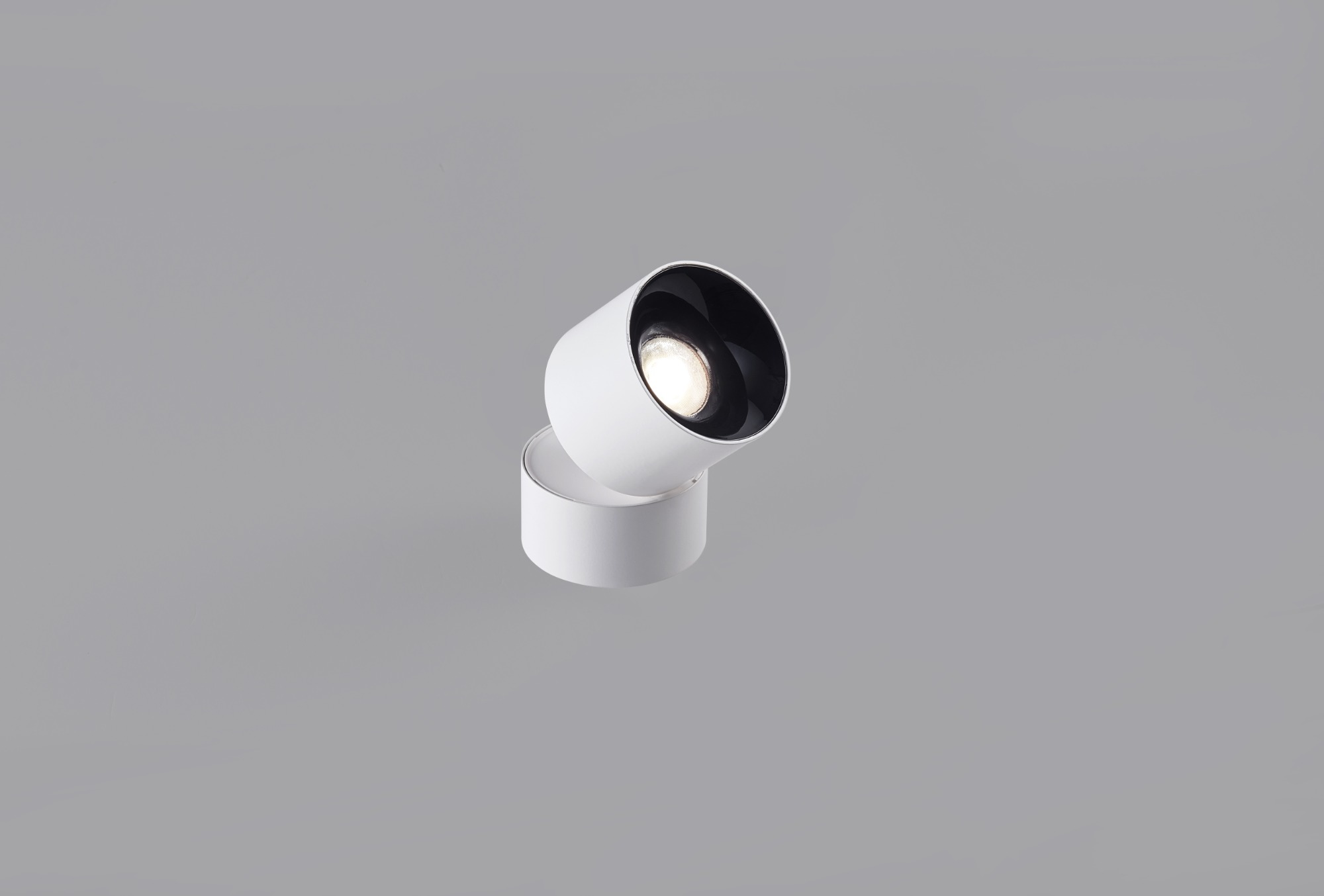 H-LB061S Surface Mounted LED Spotlight | High-CRI ≥95 Adjustable Ceiling Downlight 7W-12W