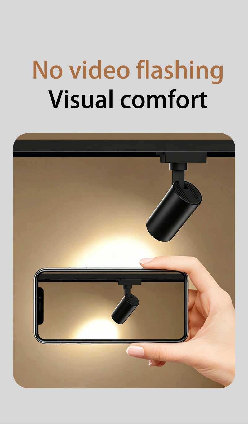 LED Track Light H-LD059 12W 15W 20W 24W 30W 35W CRI90 15/24/36 Degree 2/3/4 Wires Sand Black Aluminium Commercial Track Light