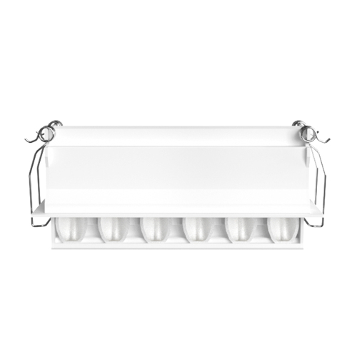 H‑LE002X‑6 10W Polarized LED Linear Light Aluminum Housing CRI≥90 3000K 4000K 5700K Sand White Sand Black Commercial Linear Spotlight