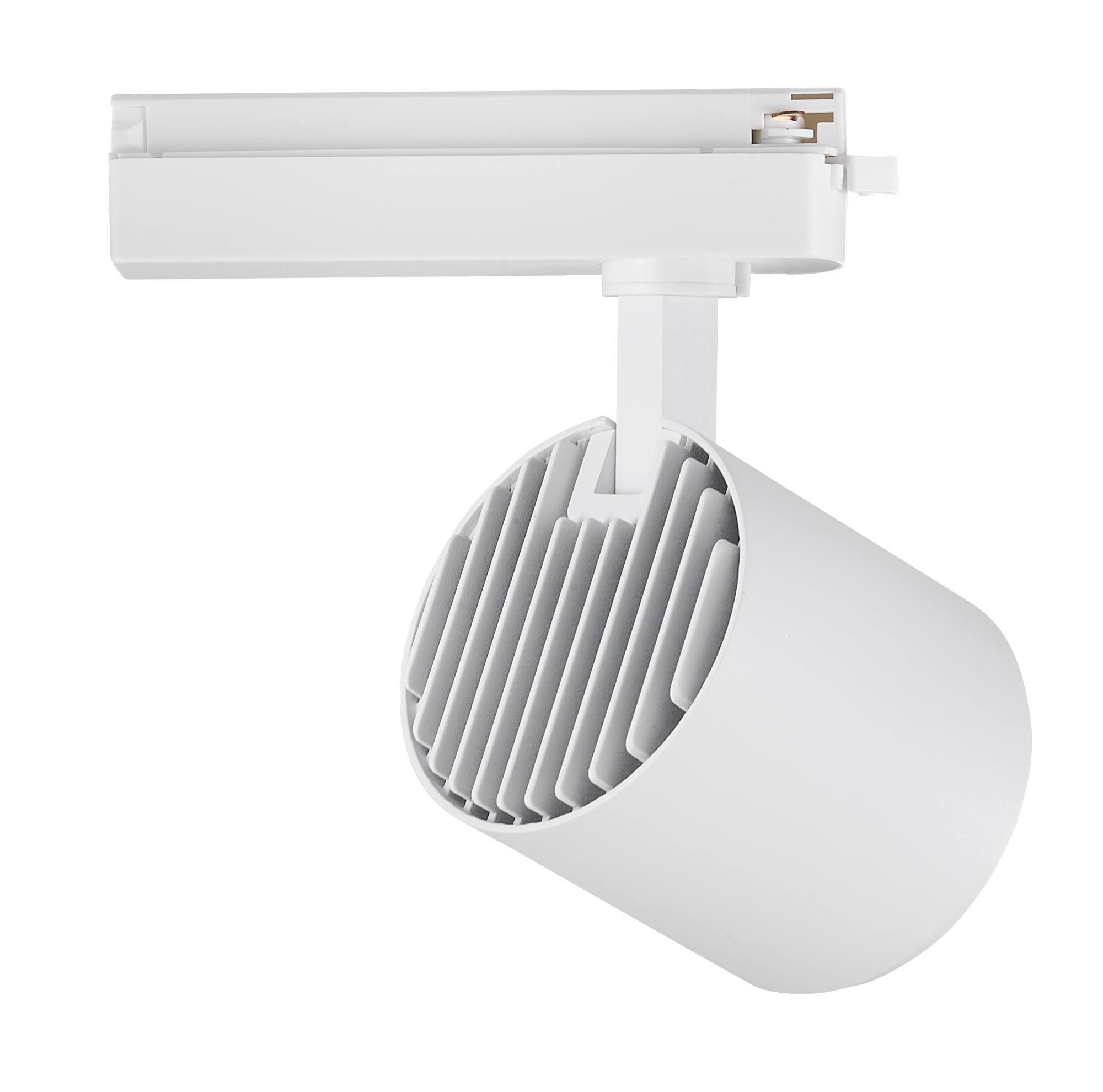 H‑LD069 Series LED Track Light 10W‑45W Aluminum 140lm/W CRI≥90 24°36°60° Sand White Sand Black 4 Wires Integrated Track Box Commercial Spotlight