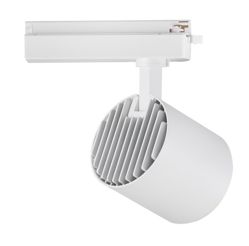 H‑LD069 Series LED Track Light 10W‑45W Aluminum 140lm/W CRI≥90 24°36°60° Sand White Sand Black 4 Wires Integrated Track Box Commercial Spotlight