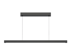 H-LE009S LED Linear Pendant Light Up & Down 1200mm Suspended Linear Lamp with Light Distribution Curve for Office Commercial Lighting