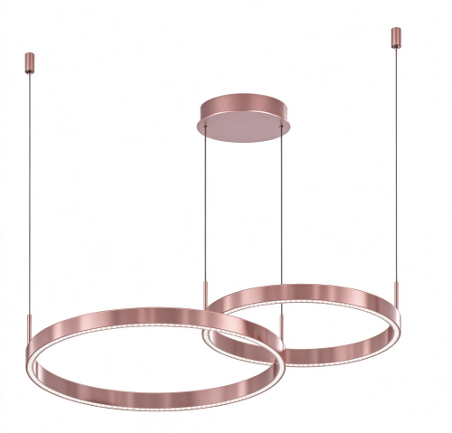 HUIHENG H-LF008-2 LED Ring Pendant Light, 80W Double Ring Modern Lighting for Hotels, Restaurants &amp; Commercial Interiors