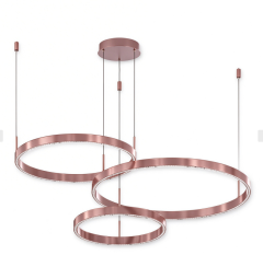 HUIHENG H-LF008-3 LED Ring Pendant Light, 135W