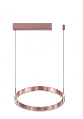 HUIHENG H-LF008 LED Ring Pendant Light, 35W–55W Modern Circular Pendant Lighting for Hotels, Restaurants & Commercial Interiors