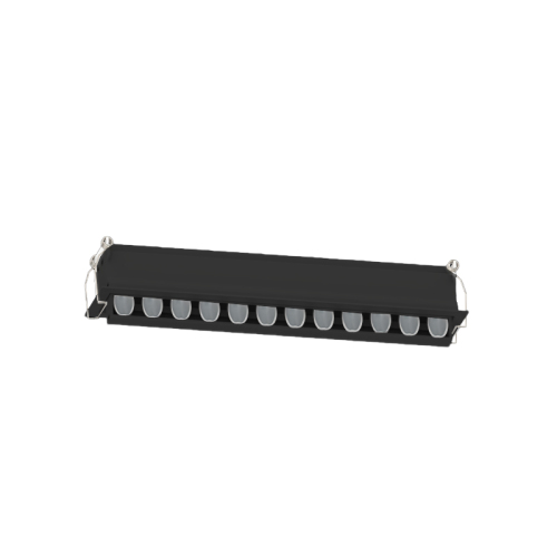H‑LE002X‑12 20W Polarized LED Linear Light Aluminum Body CRI≥90 3000K 4000K 5700K Sand White Sand Black Commercial Linear Lamp