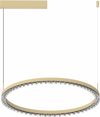H-LF017 Single Ring LED Pendant Light 35W | Modern Minimalist Circular Suspension Lamp