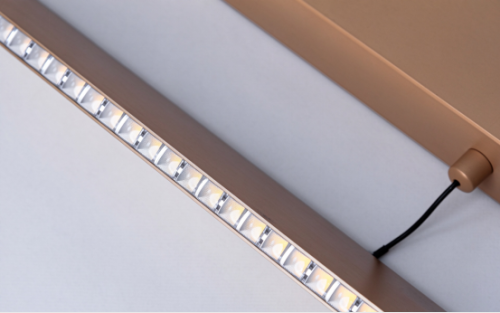 H-LE009S LED Linear Pendant Light Up &amp; Down 1200mm Suspended Linear Lamp with Light Distribution Curve for Office Commercial Lighting
