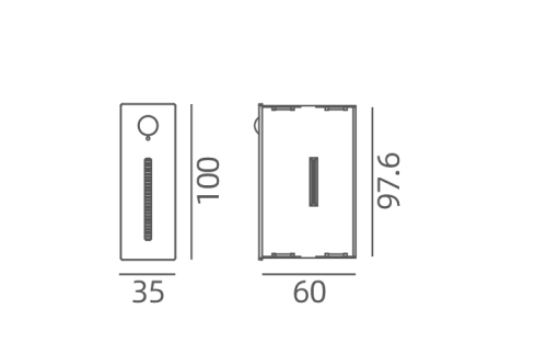 H-LG Series Recessed LED Step Light 1W 2700K | Architectural Footlight