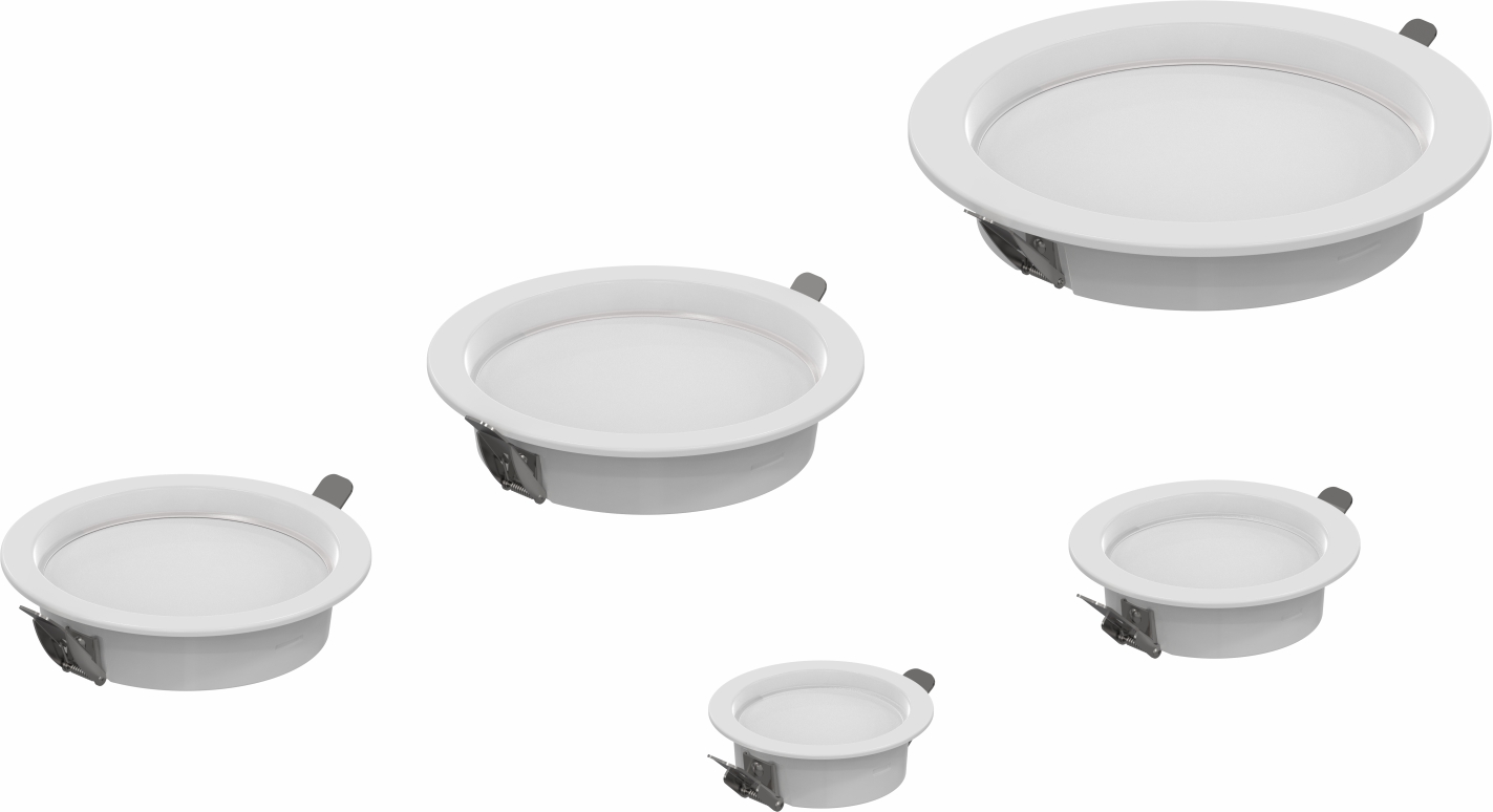H-LB057 Ultra-Slim Recessed LED Downlight 6W-22W | Matt White Ceiling Light