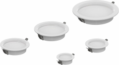H-LB057 Ultra-Slim Recessed LED Downlight 6W-22W | Matt White Ceiling Light
