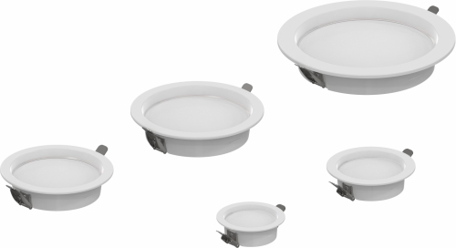 H-LB057 Ultra-Slim Recessed LED Downlight 6W-22W | Matt White Ceiling Light