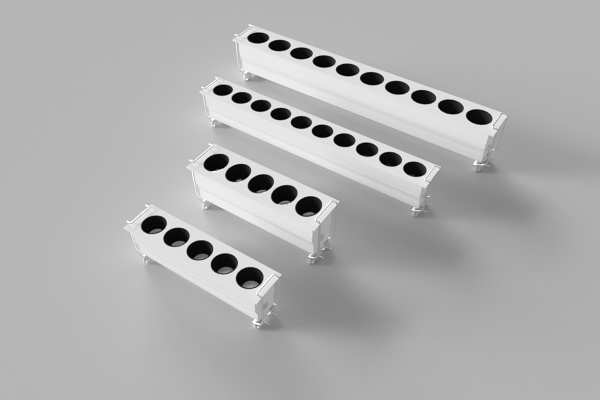 H-LE002S-10 16W Magnetic Track Grille Linear Light CRI≥90 2700-6500K Multi Beam Angle Aluminium Magnetic Rail Light For Commercial Villa Indoor Lighting