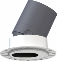 Huiheng Lighting Trimless Adjustable Recessed LED Downlight - CRI 90+ Tiltable Embedded Spotlight for Living Room, Hotel, Retail & Gallery (5W-15W) | H-LA078ER Series