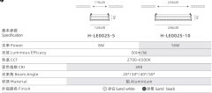 H-LE002S-10 16W Magnetic Track Grille Linear Light CRI≥90 2700-6500K Multi Beam Angle Aluminium Magnetic Rail Light For Commercial Villa Indoor Lighting