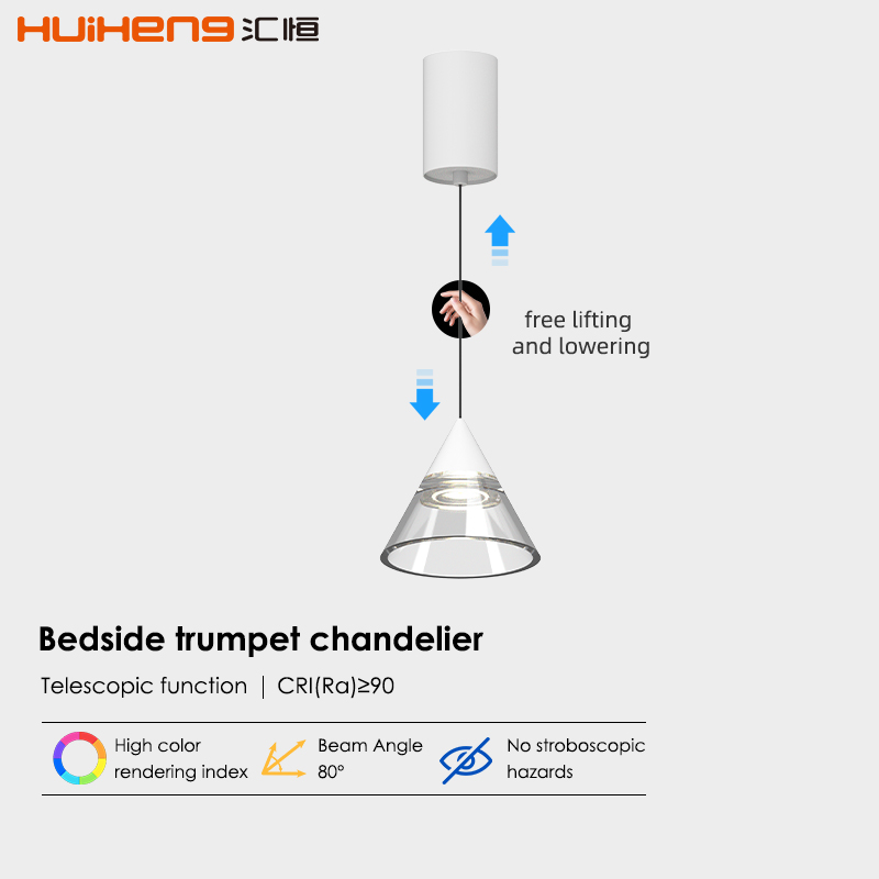 LED Pendant Light 9W CRI90 Aluminium Hanging Lamp 3000K/4000K For Kitchen Island Dining Room