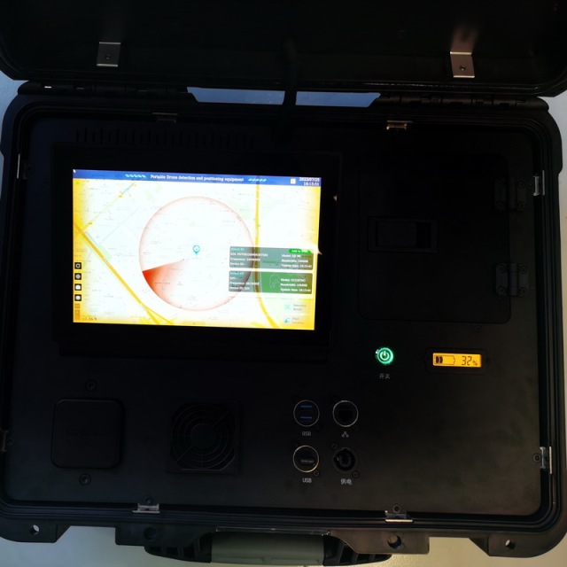 Detector y localizador de drones portátil