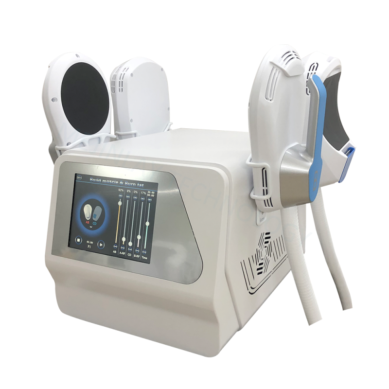 Portable 4 handles neo em sculpt EMS RF body sculpt System