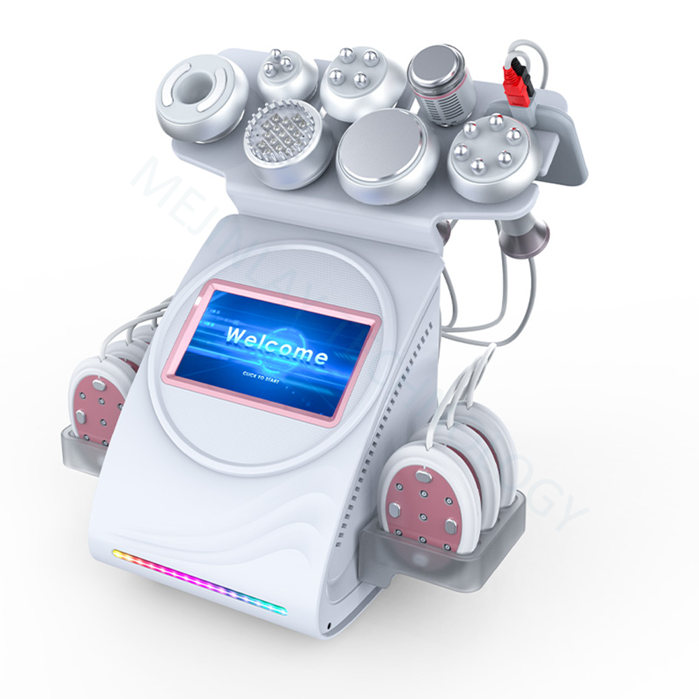 9 in 1 80K Cavitation Vacuum RF EMS LED Laser Lipolysis Body Slimming Machine