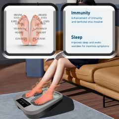 Terahertz foot therapy Massager Care Foot Massager Machine Electric With PEMF Heat