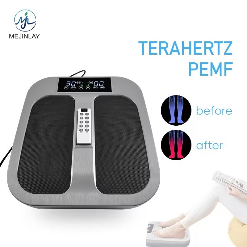 Terahertz foot therapy Massager Care Foot Massager Machine Electric With PEMF Heat
