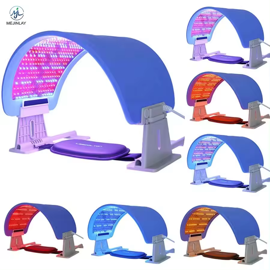 seven colors skin rejuvenation led facial machine light therapy