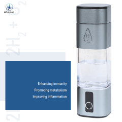 SPE PEM Technology Hydrogenated Cup H2 Rich Hydrogen Ion Water Bottle