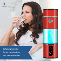 SPE PEM Technology Hydrogenated Cup H2 Rich Hydrogen Ion Water Bottle