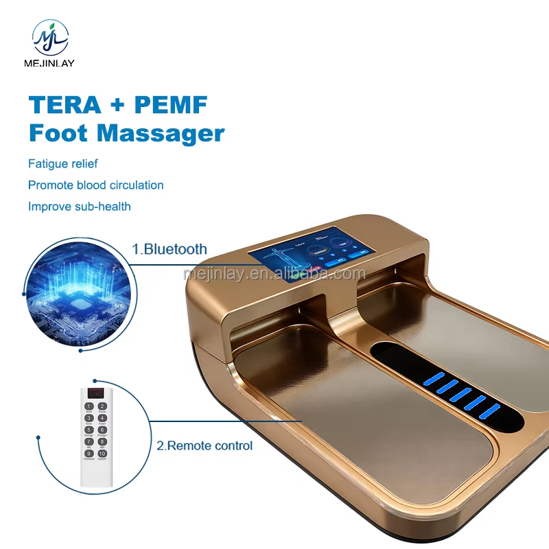 Terahertz waves foot massage