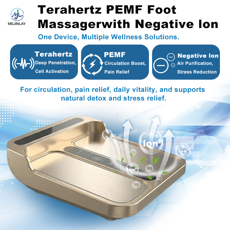 Terahertz PEMF Foot Massager with Negative Ion