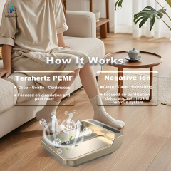 Terahertz PEMF Foot Massager with Negative Ion
