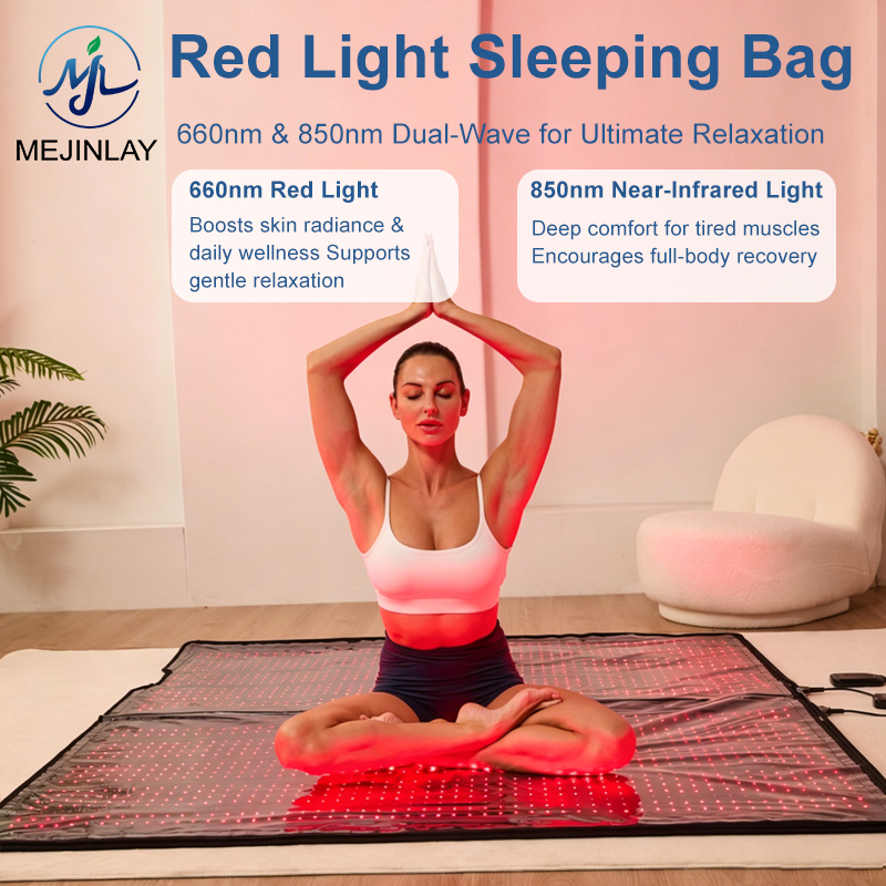 OEM/ODM Red Light Therapy Bag Infrared 660nm 850nm Pain Relief Red Light Sleep Bag MJL-LC06