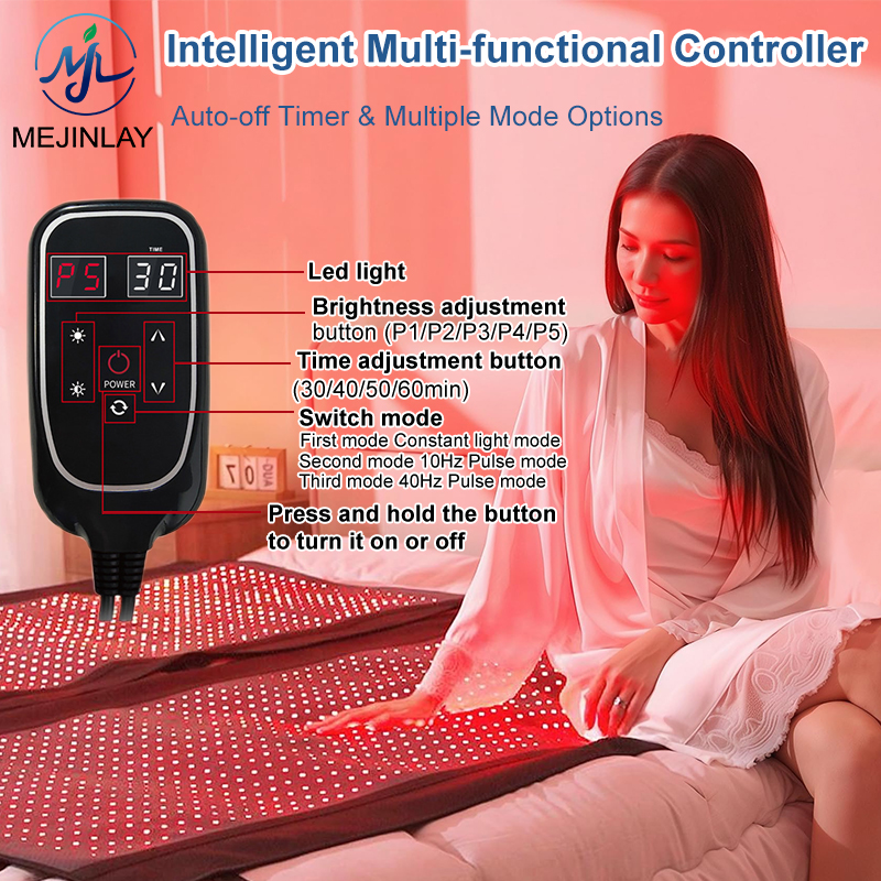 OEM/ODM Red Light Therapy Bag Infrared 660nm 850nm Pain Relief Red Light Sleep Bag MJL-LC06