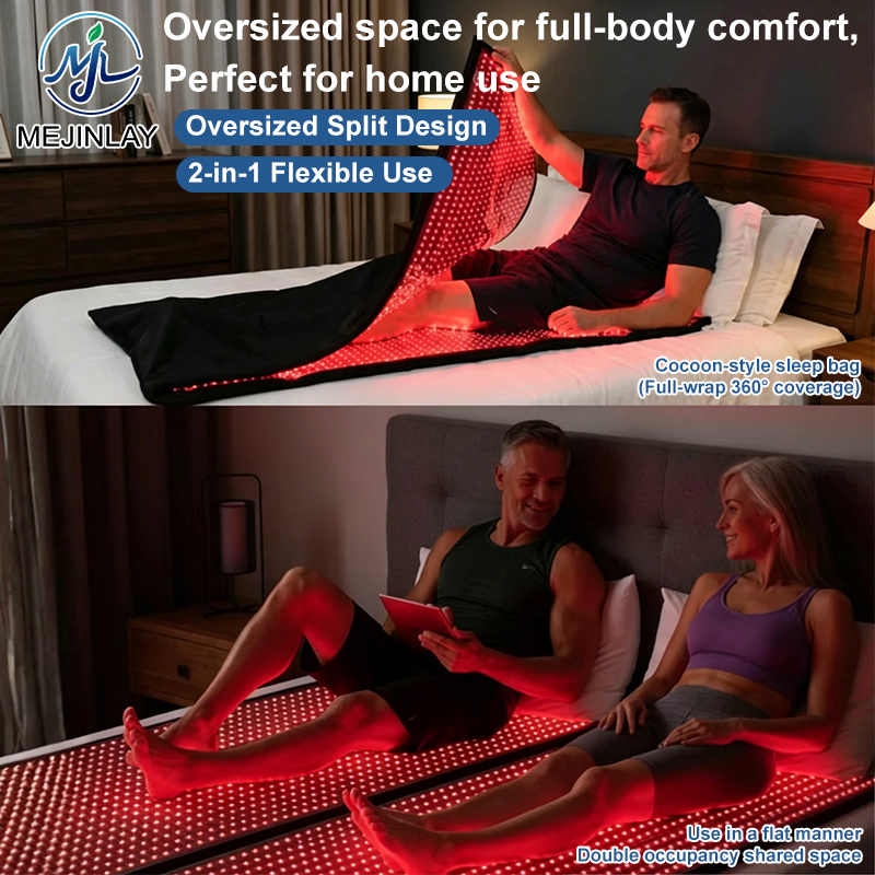 OEM/ODM Red Light Therapy Bag Infrared 660nm 850nm Pain Relief Red Light Sleep Bag MJL-LC06
