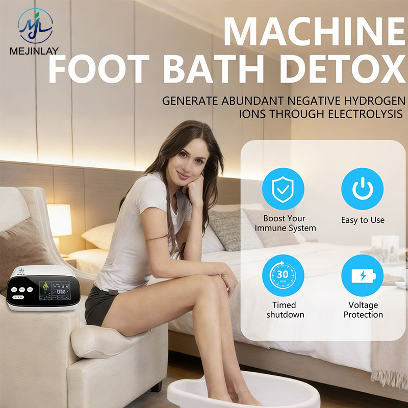 OEM ODM Hydrogen Body Detox Spa Machine Ion Detox Foot Bath Portable for Home Use