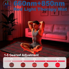 660nm 850nm Near Infrared Red Light Therapy Sleeping Bag Full Body Wrap Mat for Pain Relief Muscle Relaxation
