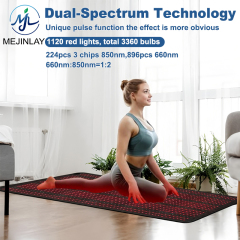 660nm 850nm Near Infrared Red Light Therapy Sleeping Bag Full Body Wrap Mat for Pain Relief Muscle Relaxation