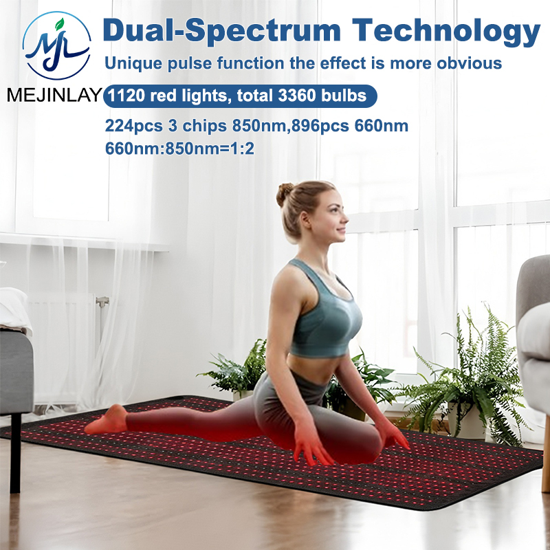 660nm 850nm Near Infrared Red Light Therapy Sleeping Bag Full Body Wrap Mat for Pain Relief Muscle Relaxation